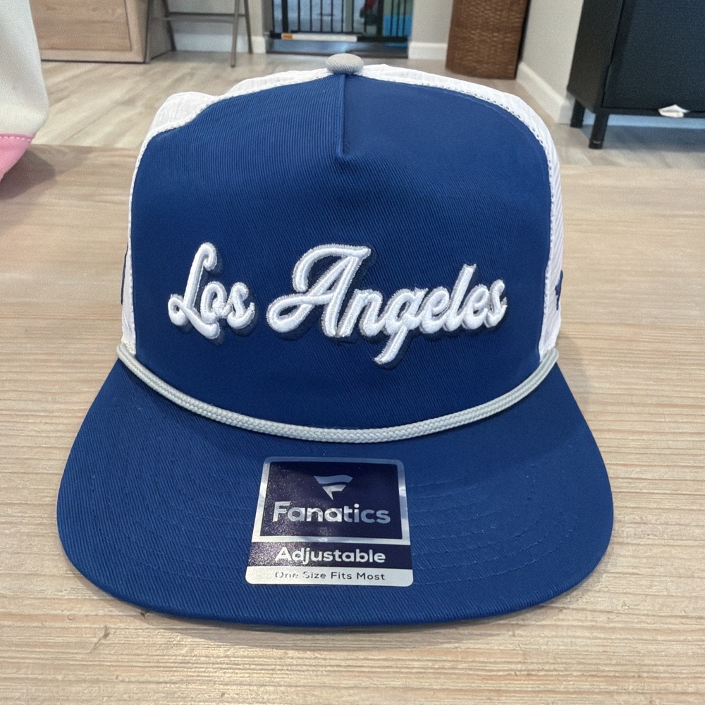 Los Angeles Dodgers Fanatics Heritage Golfer Snapback Hat - Royal New